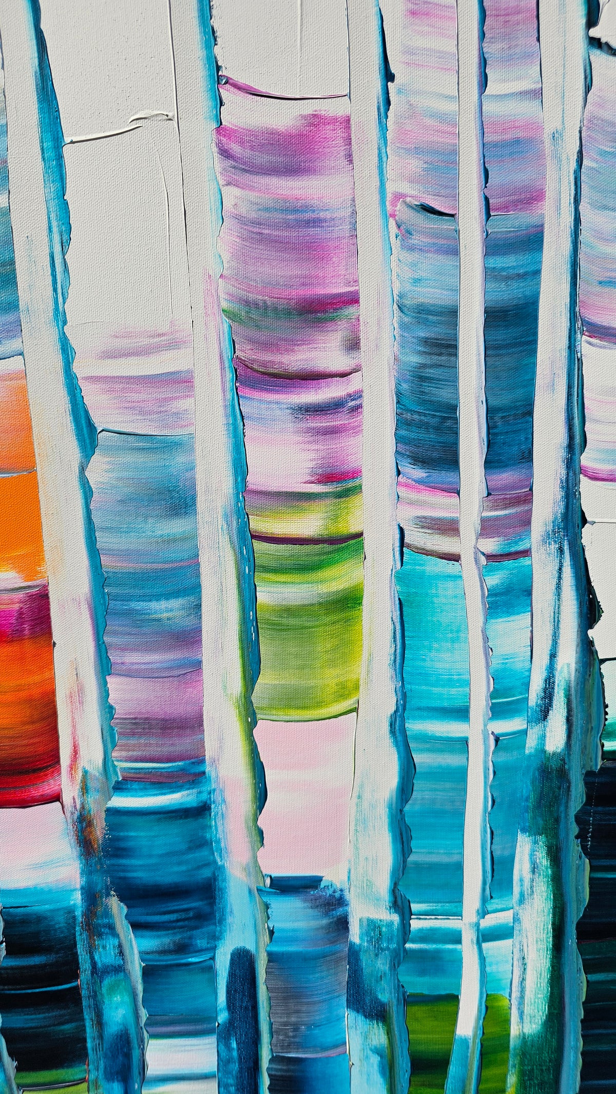 Turquoise Forest 36x60