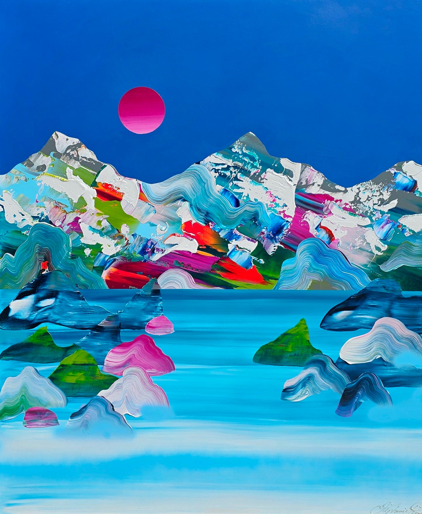 Paysage onirique 726, 48x40