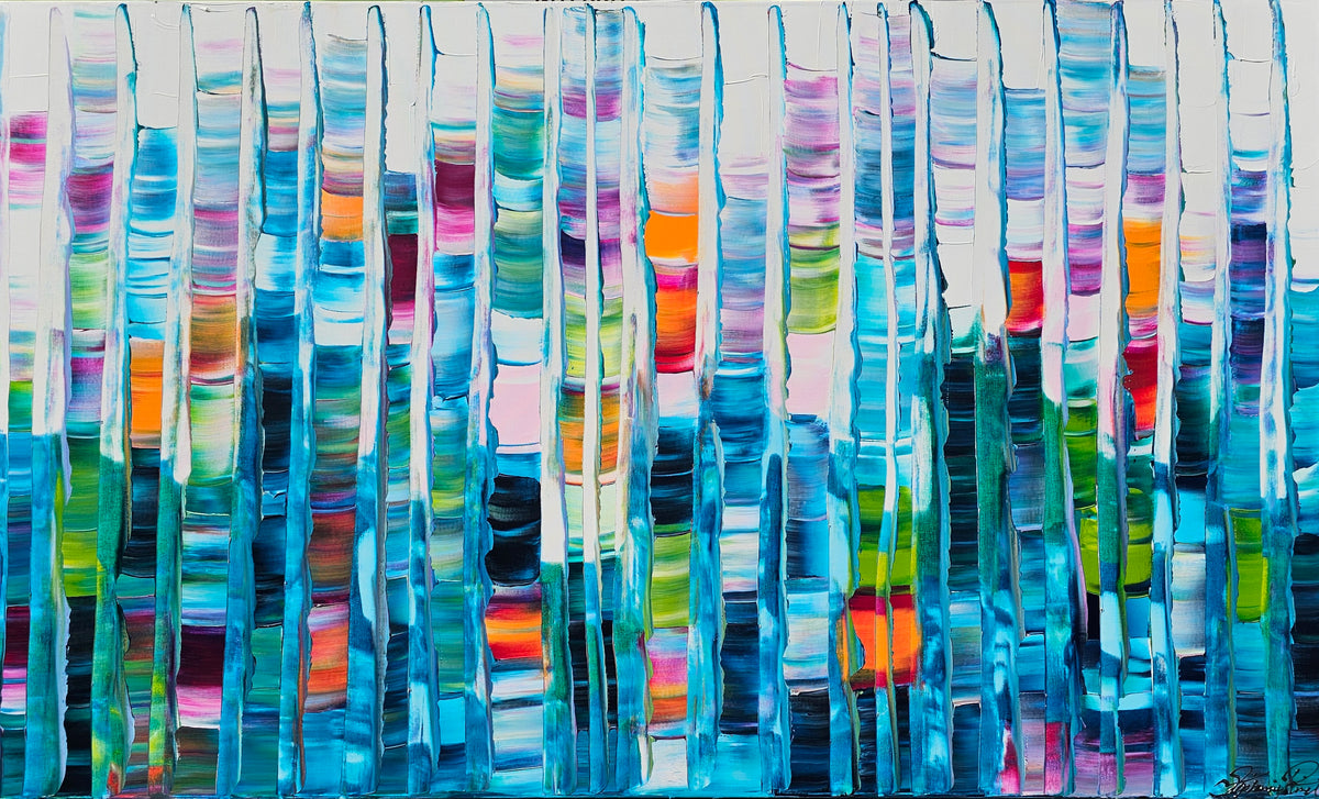 Turquoise Forest 36x60